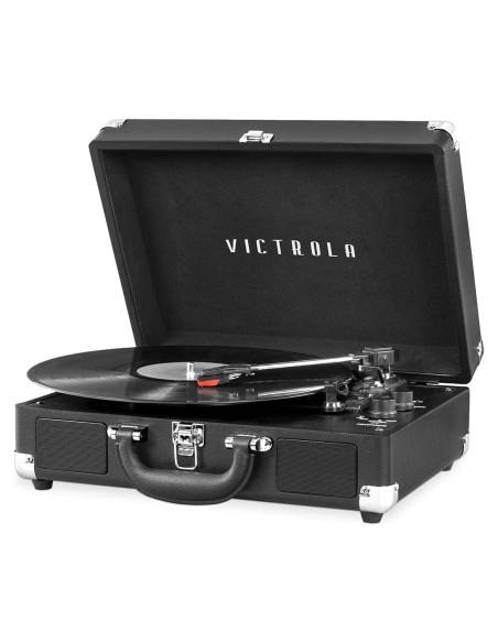 Reproductor de Discos Victrola VSC-550BT-BLK Bluetooth 3 Velocidades Reproductor de Discos Victrola VSC-550BT-BLK Bluetooth 3 Velocidades
