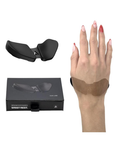 Reposamuñecas Ergonómico DELTAHUB Carpio 2.0 Grande Gris