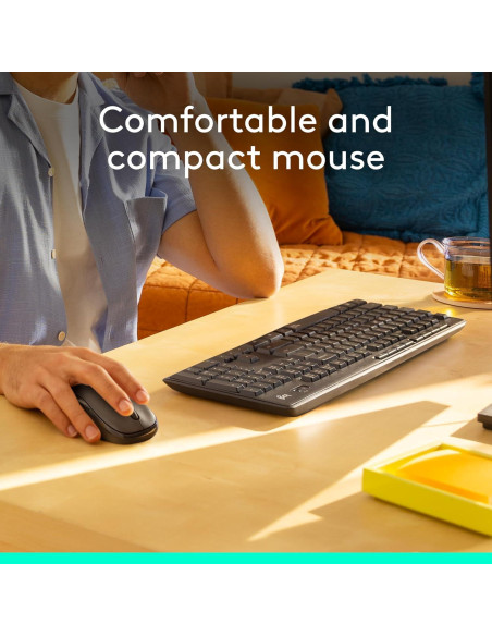 Logitech MK295 Combo Inalámbrico Teclado y Ratón SilentTouch