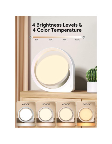 Lámpara de Terapia de Luz MediAcous 11000 Lux con Temporizador