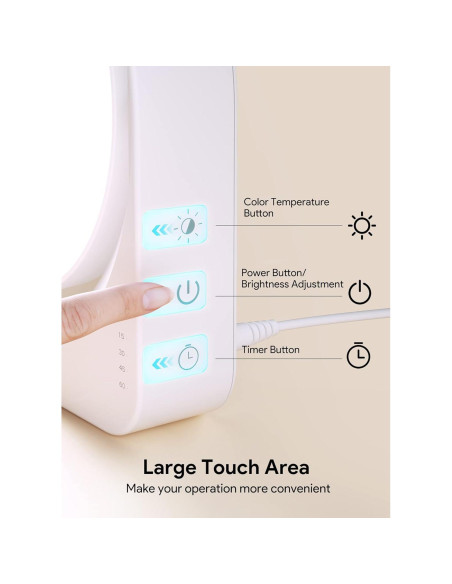 Lámpara de Terapia de Luz MediAcous 11000 Lux con Temporizador Lámpara de Terapia de Luz MediAcous 11000 Lux con Temporizador