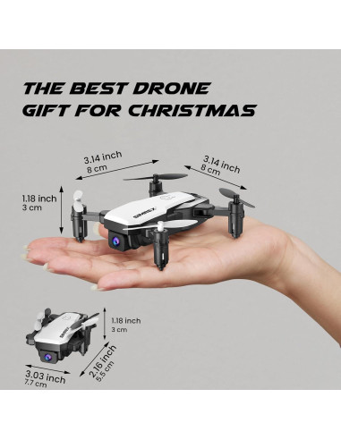 Dron Mini SIMREX X300C con Cámara 720P y 2 Baterías