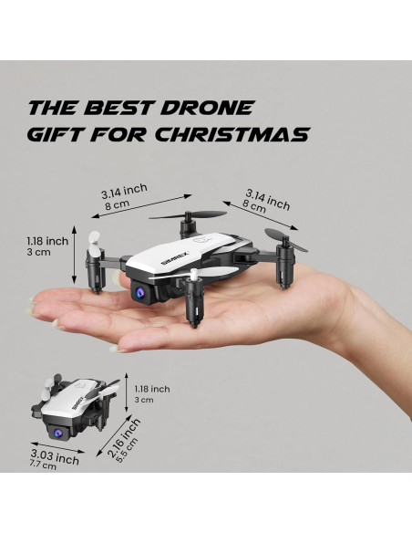 Dron Mini SIMREX X300C con Cámara 720P y 2 Baterías Dron Mini SIMREX X300C con Cámara 720P y 2 Baterías