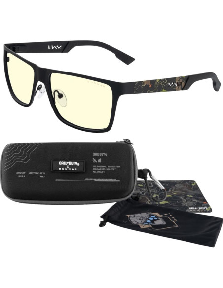 Gunnar Gafas de Juego Call of Duty Edición UAV Bloqueo Luz Azul Gunnar Gafas de Juego Call of Duty Edición UAV Bloqueo Luz Azul