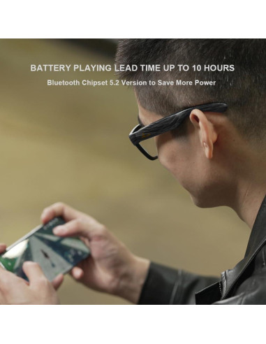 Gafas Inteligentes OhO A8 PRO con Altavoz Bluetooth y UV