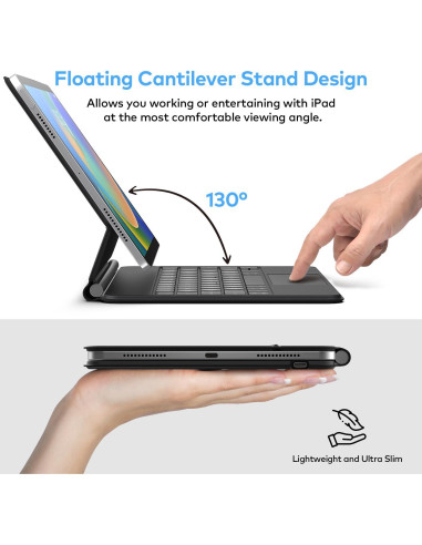 Funda Teclado iPad 10.9" 10 Gen 2022 - Trackpad y Soporte
