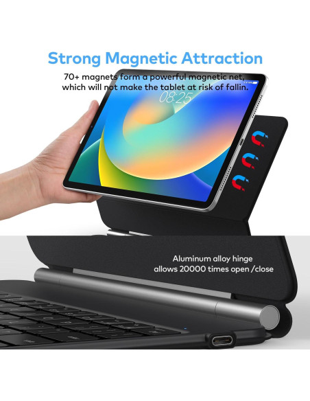 Funda Teclado iPad 10.9" 10 Gen 2022 - Trackpad y Soporte Funda Teclado iPad 10.9" 10 Gen 2022 - Trackpad y Soporte