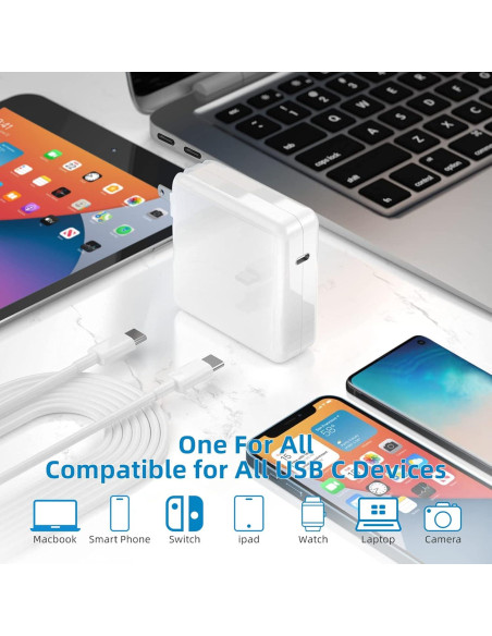 Cargador USB C 118W Furgor para MacBook Pro y Air Cargador USB C 118W Furgor para MacBook Pro y Air