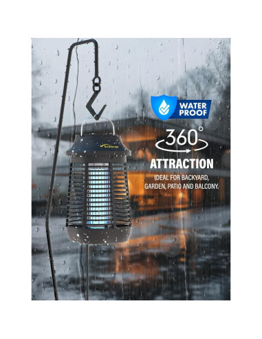 Zapper Eléctrico Tysonir NLZQ-1 para Mosquitos y Moscas