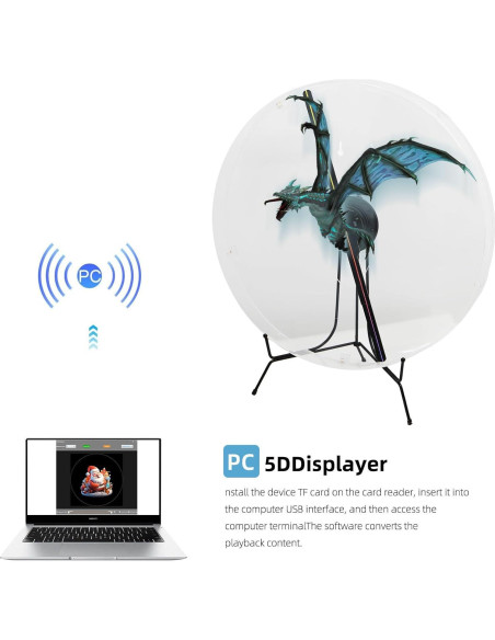Ventilador Holográfico 3D Missyou 45CM con Control Remoto Ventilador Holográfico 3D Missyou 45CM con Control Remoto