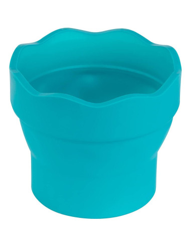 Vaso de Agua para Pintura Plegable Faber-Castell Turquesa 355 ml