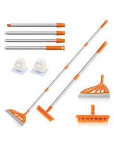 Escoba Mágica BURFERLY SHB Naranja Silicona Extensible