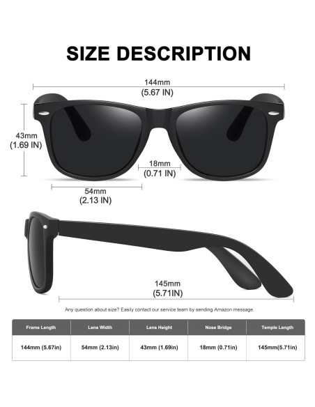 Gafas de Sol Polarizadas MEETSUN UV400 Unisex 3 Pack Gafas de Sol Polarizadas MEETSUN UV400 Unisex 3 Pack