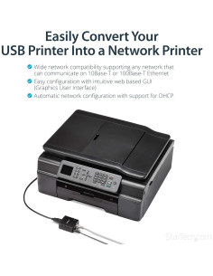 Servidor de Impresión USB StarTech.com PM1115U2 Ethernet 2