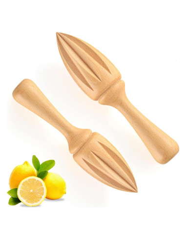 Exprimidor Manual de Madera Toaazhy para Cítricos 16cm