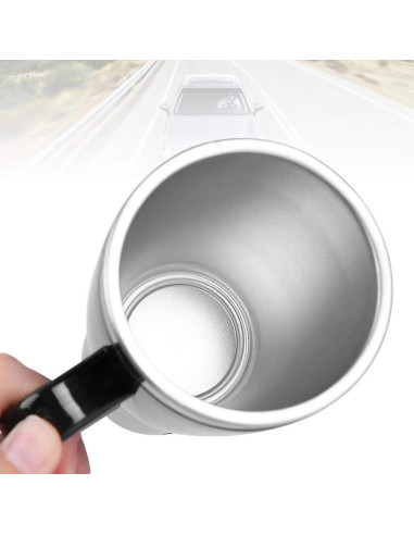 Taza Eléctrica Aramox 450ml para Auto 12V Acero Inoxidable