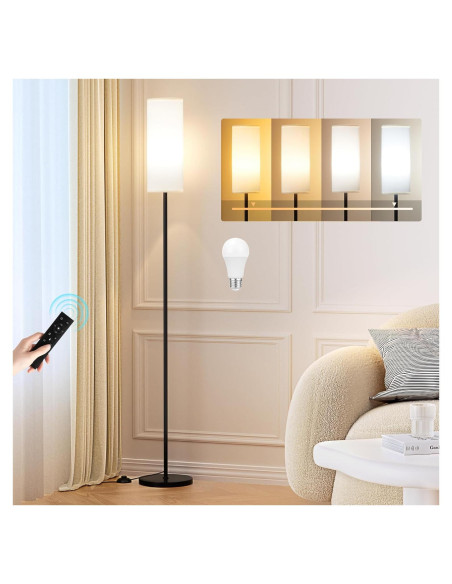 Lámpara de Pie Ambimall 164 cm Regulable con Control Remoto Lámpara de Pie Ambimall 164 cm Regulable con Control Remoto