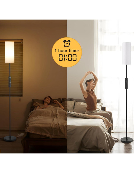 Lámpara de Pie Ambimall 164 cm Regulable con Control Remoto Lámpara de Pie Ambimall 164 cm Regulable con Control Remoto