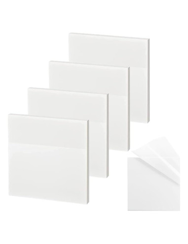 Notas Adhesivas Transparentes ENLUOM 7.62x7.62 cm 200 Hojas