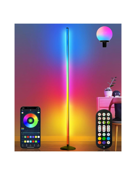Lámpara de Piso LED RGBW LanAqua 30cm Control Remoto Lámpara de Piso LED RGBW LanAqua 30cm Control Remoto