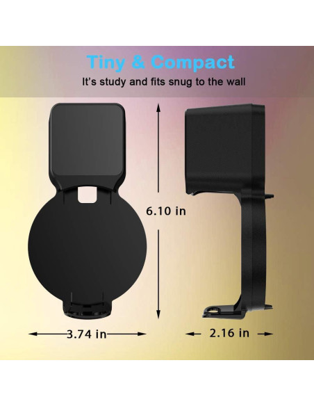 Soporte de Pared Maxonar para Echo Dot 3ra Gen y HomePod Mini Soporte de Pared Maxonar para Echo Dot 3ra Gen y HomePod Mini