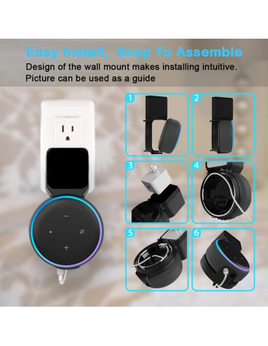 Soporte de Pared Maxonar para Echo Dot 3ra Gen y HomePod Mini