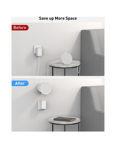 Soporte de Pared Maxonar para Altavoz Echo Pop - Blanco