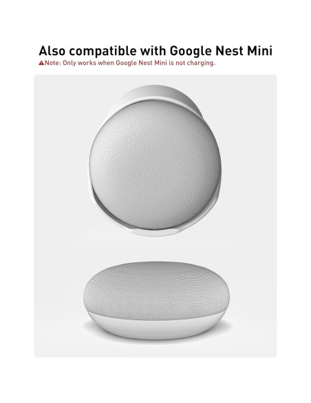 Soporte de Pared Maxonar para Altavoz Echo Pop - Blanco Soporte de Pared Maxonar para Altavoz Echo Pop - Blanco