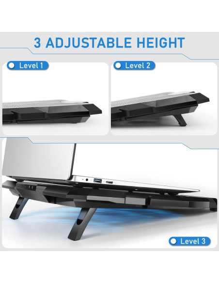 Base de Enfriamiento para Laptop LiANGSTAR 15.6-17" USB Base de Enfriamiento para Laptop LiANGSTAR 15.6-17" USB