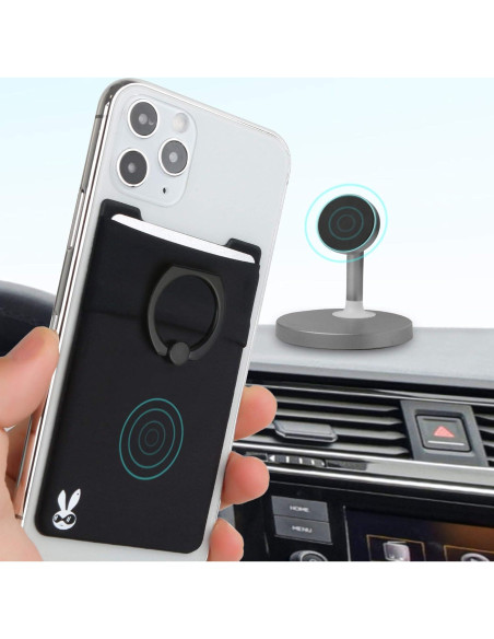 Billetera para Teléfono TUZAMA Negra 5 en 1 con RFID Billetera para Teléfono TUZAMA Negra 5 en 1 con RFID