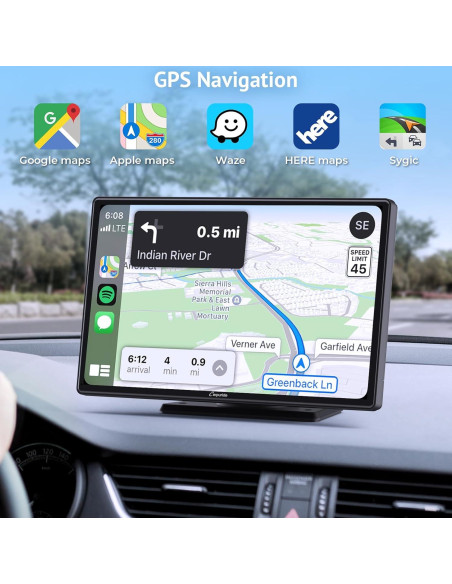 Pantalla CarPlay Portátil Carpuride W901 9" Bluetooth Pantalla CarPlay Portátil Carpuride W901 9" Bluetooth