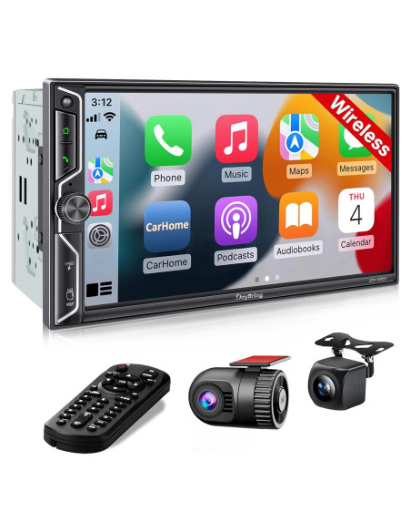 Estéreo de Coche SJOYBRING Doble Din QLED 7" Bluetooth 5.3 Estéreo de Coche SJOYBRING Doble Din QLED 7" Bluetooth 5.3