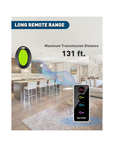 Localizador de Llaves Midlocater Inalámbrico 85dB 40m Localizador de Llaves Midlocater Inalámbrico 85dB 40m