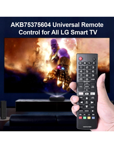 Control Remoto Universal LG AKB75375604 Reemplazo para TV Smart Control Remoto Universal LG AKB75375604 Reemplazo para TV Smart