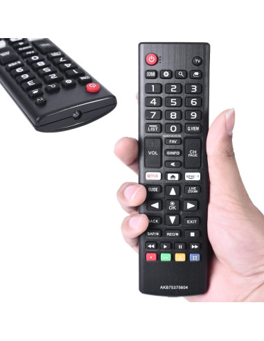 Control Remoto Universal LG AKB75375604 Reemplazo para TV Smart