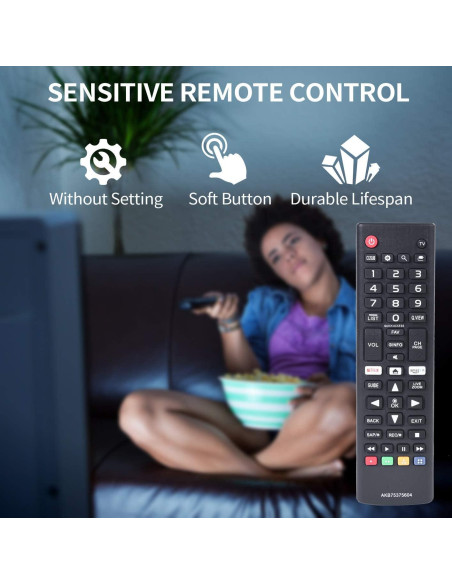 Control Remoto Universal LG AKB75375604 Reemplazo para TV Smart Control Remoto Universal LG AKB75375604 Reemplazo para TV Smart