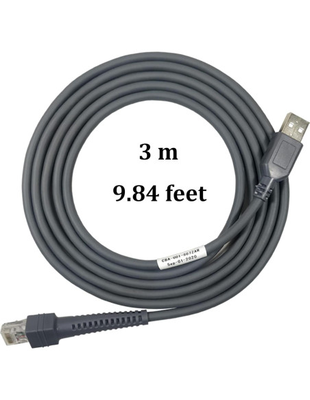Cable USB a RJ45 SOTESIN 2m para escáner de códigos Cable USB a RJ45 SOTESIN 2m para escáner de códigos