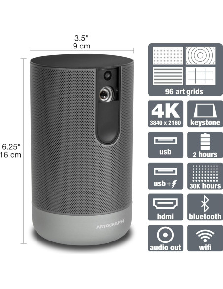 Proyector de Arte LED Artograph Inspire 1500 4K Portátil