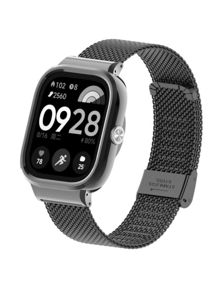 Correa de Acero Inoxidable para Xiaomi Redmi Watch 4 Correa de Acero Inoxidable para Xiaomi Redmi Watch 4