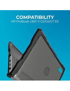 Funda Gumdrop DropTech para HP ProBook x360 11" - Negro 2