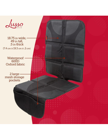 Protector de Asiento de Coche Lusso Gear Bebé Impermeable
