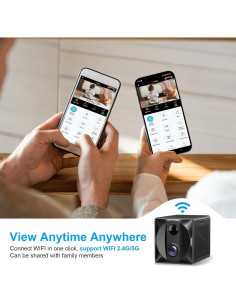 Cámara Espía Oculta WiFi 5G HZ-XFK ZT20 4K HD Batería 100 Días 2