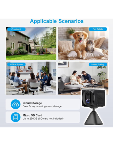 Cámara Espía Oculta WiFi 5G HZ-XFK ZT20 4K HD Batería 100 Días Cámara Espía Oculta WiFi 5G HZ-XFK ZT20 4K HD Batería 100 Días