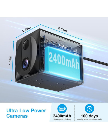 Cámara Espía Oculta WiFi 5G HZ-XFK ZT20 4K HD Batería 100 Días Cámara Espía Oculta WiFi 5G HZ-XFK ZT20 4K HD Batería 100 Días
