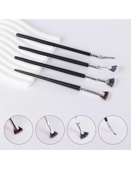 Juego de 6 Cepillos de Maquillaje de Ojos LoveBB Juego de 6 Cepillos de Maquillaje de Ojos LoveBB
