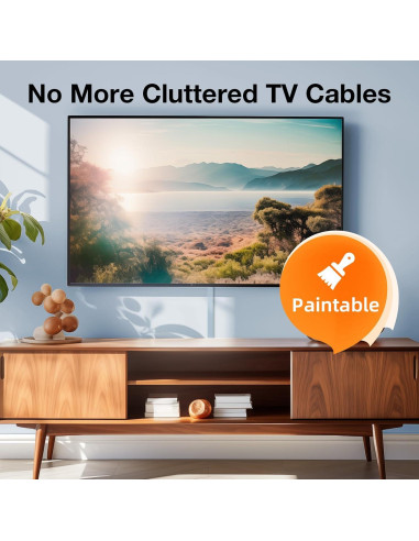 Kit Ocultador de Cables Delamu 398.78 cm Blanco