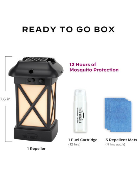 Linterna Repelente Thermacell MR9W para Mosquitos 12 Horas Linterna Repelente Thermacell MR9W para Mosquitos 12 Horas