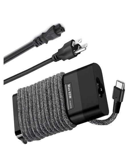 Cargador Laptop HP 65W USB-C Slim Adaptador de Poder Cargador Laptop HP 65W USB-C Slim Adaptador de Poder