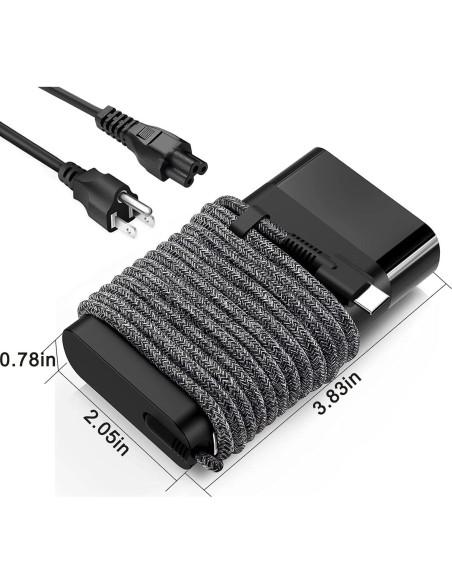 Cargador Laptop HP 65W USB-C Slim Adaptador de Poder Cargador Laptop HP 65W USB-C Slim Adaptador de Poder