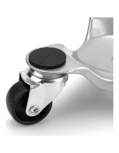 Yopay 4 Carros Tri-Dolly de Acero 90 kg 3 Ruedas 15 cm Yopay 4 Carros Tri-Dolly de Acero 90 kg 3 Ruedas 15 cm